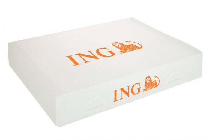 Bedrukte geschenkdoos met logo