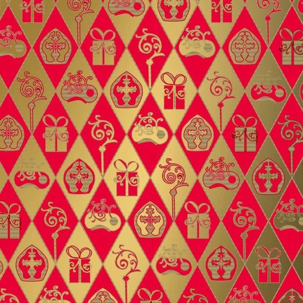 binnen procent Eenzaamheid Sinterklaas inpakpapier