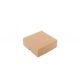 Geschenkdoos Classic 12,5,x12,5x4,5cm Bruin – Set van 30 stuks.