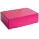 Geschenkdoos Glossy 35x24x10,5cm Roze – Set van 25 stuks.