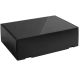 Geschenkdoos Glossy 25x23x11cm Zwart – Set van 25 stuks.