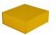Magneetdoos 23x23x11cm Geel - Set van 25 stuks.