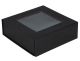 Magneetdoos clearbox venster zwart