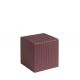 Geschenkdoos Qubus 7x7x7cm Bordeaux – Set van 200 stuks.
