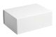 Magneetdoos mat gelamineerd groot wit
