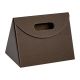 Geschenkdoos Triangel 21x14x15cm Bruin – Set van 35 stuks.