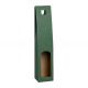 Wijnverpakking Bottle Box 1-fles 8,5x8,5x40cm Donkergroen - Set van 35 stuks