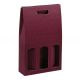 Wijnverpakking Bottle Box 3-flessen 25,5x8,5x40cm Bordeaux - Set van 35 stuks