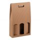 Wijnverpakking Bottle Box 3-flessen 25,5x8,5x40cm Naturel - Set van 35 stuks