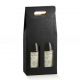 Bottle Box 2-flessen 18x9x38,5cm ZWART - Set van 30 stuks
