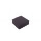 Doos deksel linnenpersing zwart 2x12