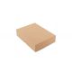 Luxe geschenkdoos bruin 21x15x4,5cm (linnenpersing) 