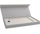 Magnetbox mit Einleger 12x7x2cm Weiss