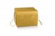Trendbox koord 24,5x24,5x18cm GOUD – Set van 30 stuks.