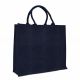  Jute Shopper BLAUW/GOUD