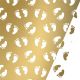Kids (dubbelzijdig) BABY FEET GOLD