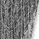 Trendy (dubbelzijdig) HERINGBONE BLACK/WHITE