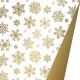 Trendy (dubbelzijdig) SNOWCHRYSTALS WHITE/GOLD