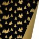 Trendy (dubbelzijdig) XMAS TREES BLACK GOLD