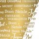 Trendy (dubbelzijdig) WISHING MERRY XMAS WHITE GOLD