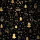 Trendy XMAS BLACK GOLD