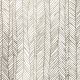 Luxe gemetalliseerd HERRINGBONE WHITE GOLD