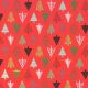   KERSTPAPIER ROOD Kerstbomen