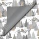    KERSTPAPIER ZILVER Kerstbomen