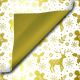    KERSTPAPIER GOUD Rendier