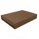 Magneetdoos 15,5x11x2cm BRUIN - Set van 25 stuks.