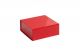 Luxe magneetdoos in glanzend rood, stijlvolle geschenkdoos voor exclusieve geschenken of promoties.