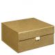 Magneetdoos glitter goud