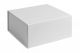 Magneetdoos mat gelamineerd vierkant 30x30x12 cm wit