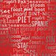 Gemetalliseerd SINT HANDLETTERING ROOD