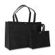 Vilten Shopper ZWART