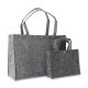 Vilten Shopper DONKERGRIJS