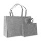 Vilten Shopper LICHTGRIJS