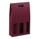 Bottle Box 3-flessen 25,5x8,5x40cm BORDEAUX - Set van 35 stuks
