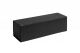 Magneetdoos 33x10x10cm ZWART - Set van 25 stuks.