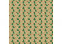 Kraft Bruin MINI TREES WITH SNOW GREEN/RED/WHITE