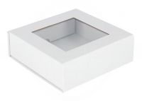 Magneetdoos venster 15x15x5cm WIT