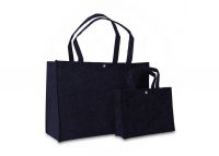 Vilten Shopper DONKERBLAUW