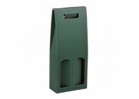 DONKERGROEN Bottle Box 2-flessen