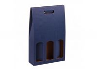 DONKERBLAUW Bottle Box 3-flessen