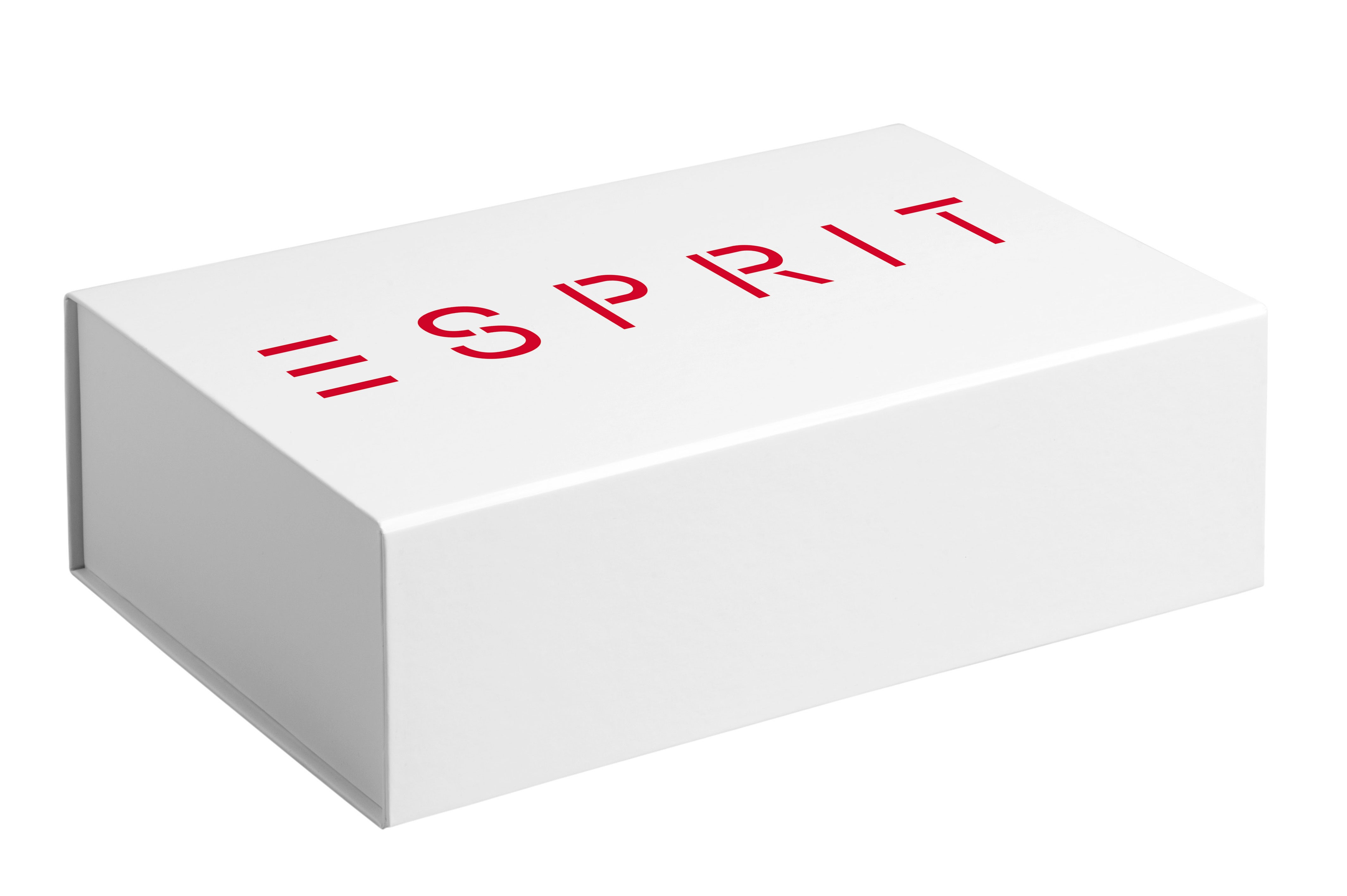 Gift Box `DeLuxe`, BEDRUKT MET LOGO IN 1 KLEUR, 20x13x7cm, WHITE, 100 stuks