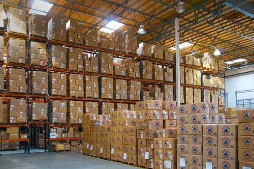 Large Distribution Center Royalty Free Stock Photo